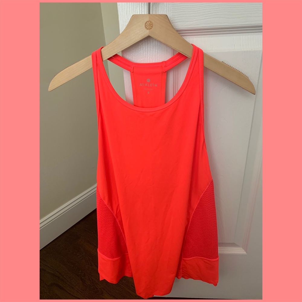 Orange Athleta Tank Top, Size S